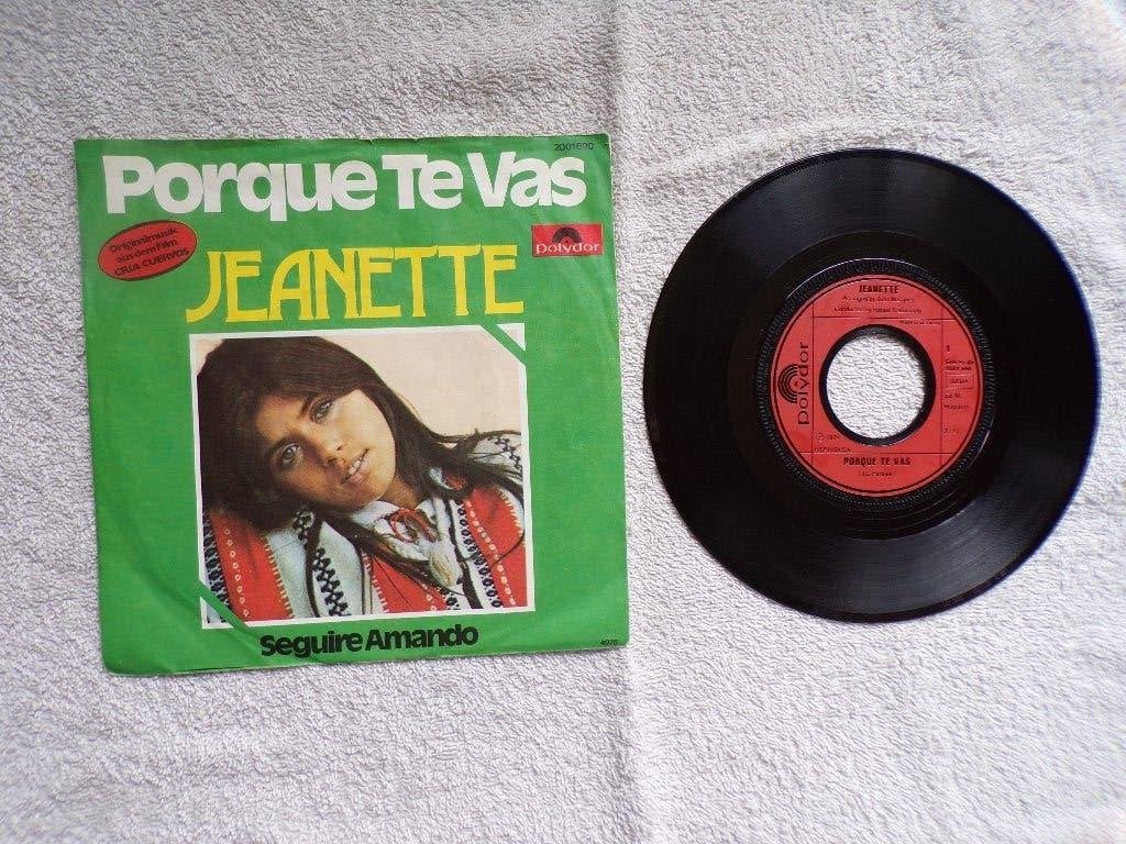 JEANETTE - porque te vas, Gebruikt, Verzenden, Fotohoes, Pop