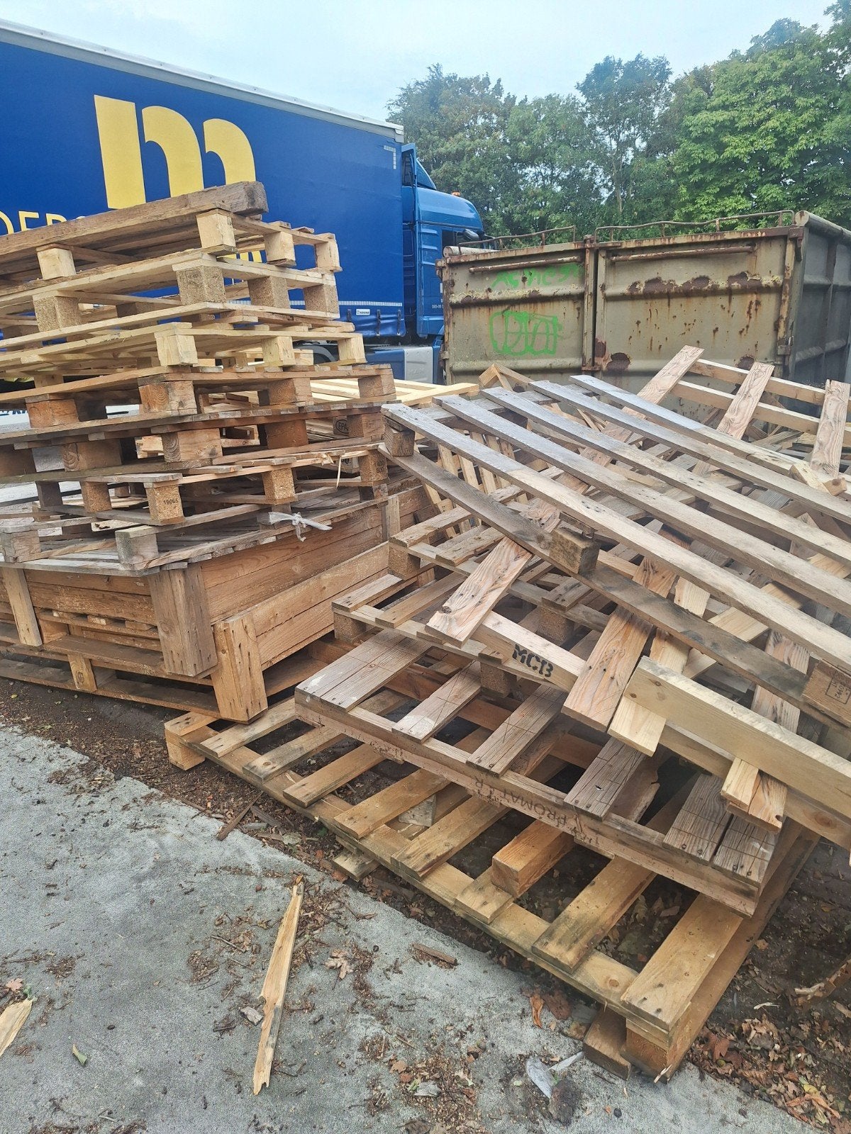 afval pallet, Ophalen of Verzenden, 50 mm of meer, Pallet, Minder dan 200 cm