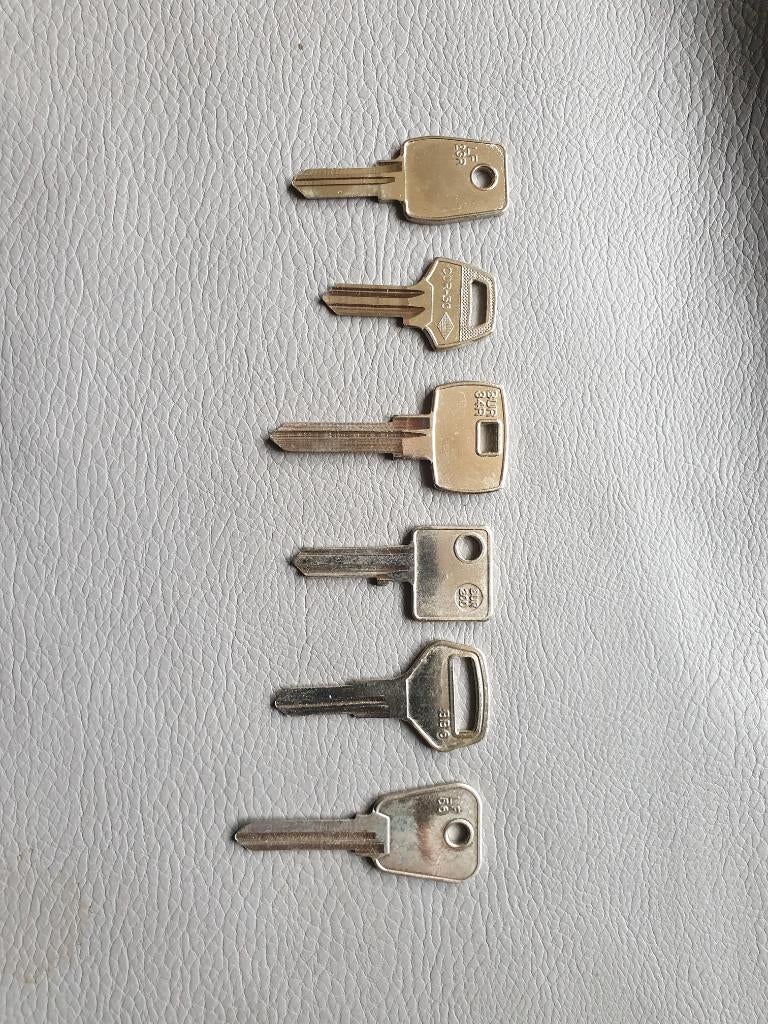 cilinder sleutel (10stuks), Ophalen of Verzenden, Nieuw, Rvs, Slot