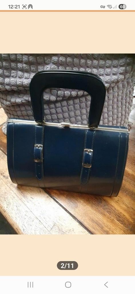 Vintage handtas/grootmoeders handtas/jaren 50 handtas, Antiek en Kunst, Ophalen of Verzenden, Dames, Overige merken