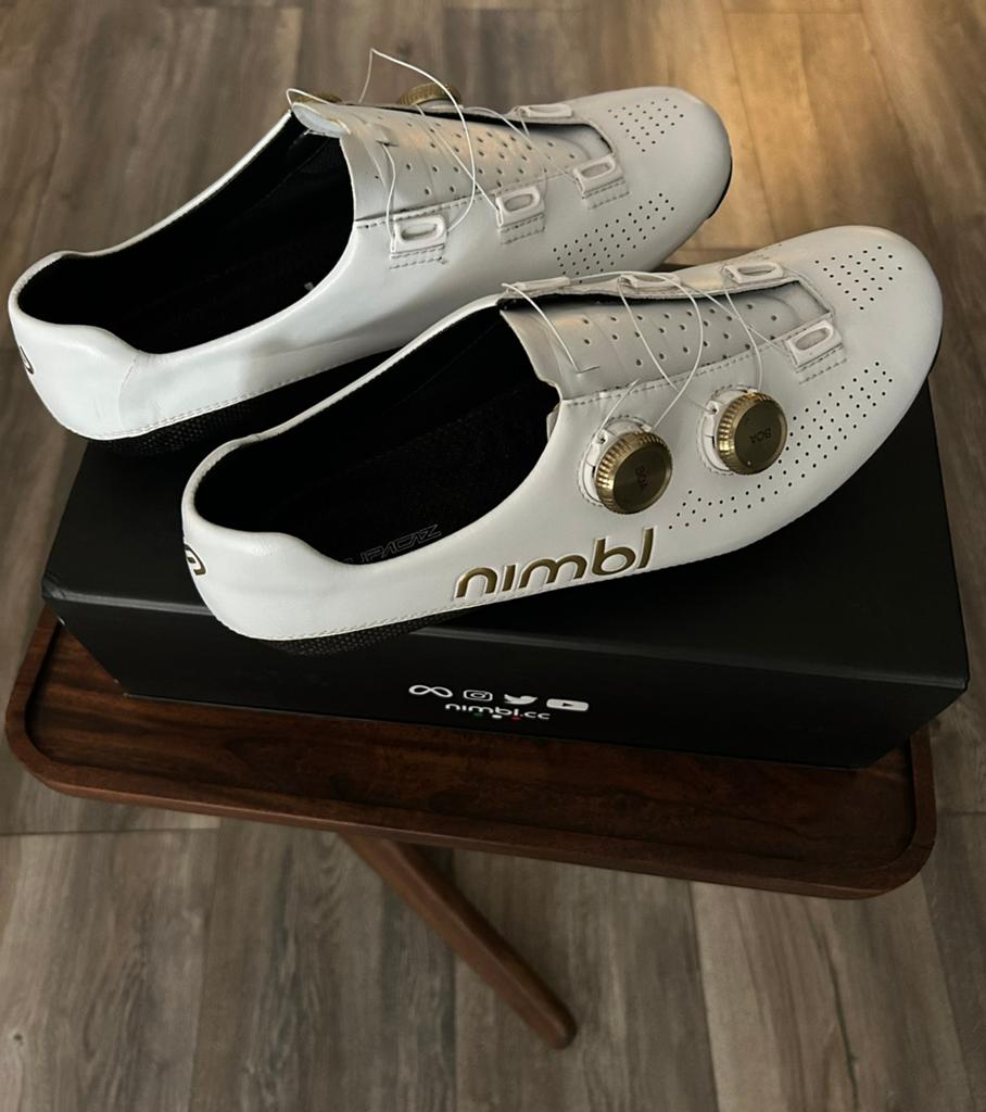 Nimbl Ultimate Gold wielerschoenen, Ophalen of Verzenden, Zo goed als nieuw