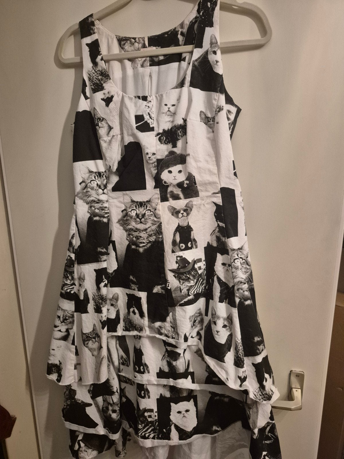 Heart jurk maat S met kattenprint, zo goed als nieuw, Meerkleurig, Heart, Ophalen of Verzenden, Zo goed als nieuw