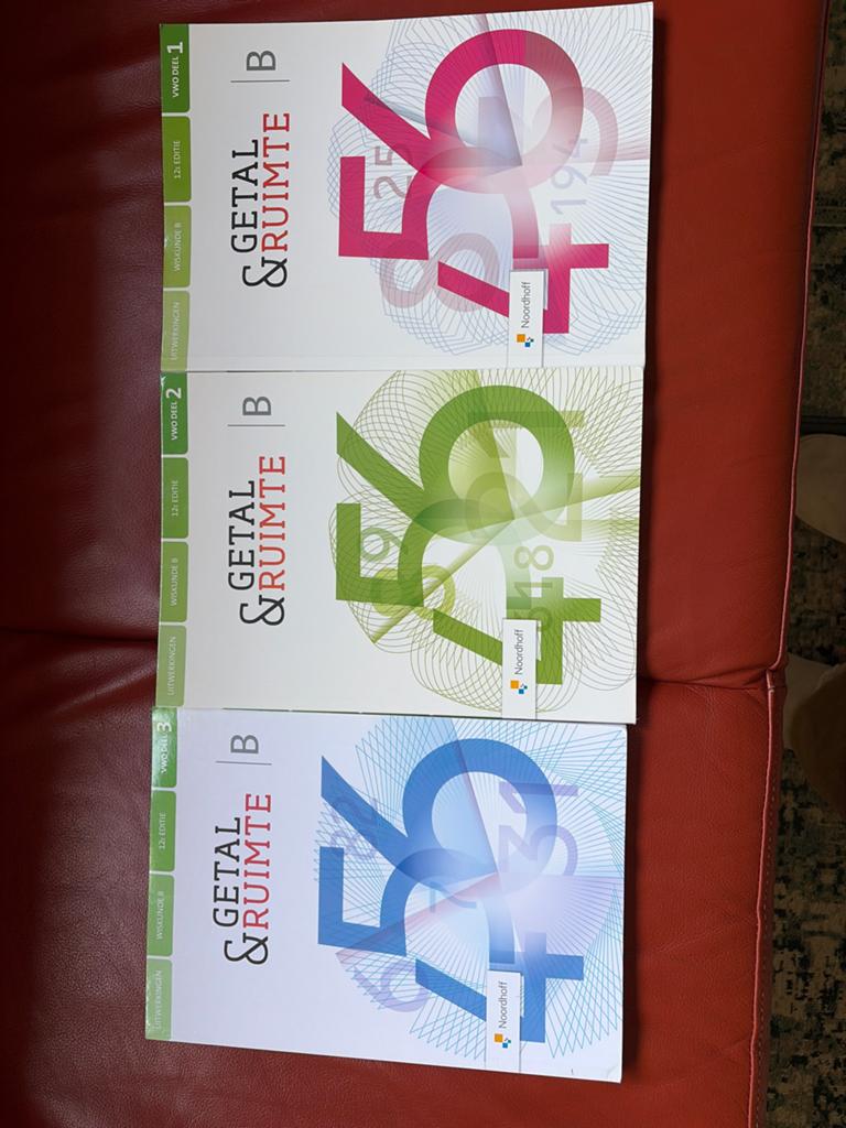 Getal & Ruimte VWO B  (deel 1, 2, 3) 12e uitwerkingenboeken, Boeken, Schoolboeken, Ophalen of Verzenden, Gelezen, VWO, Wiskunde B