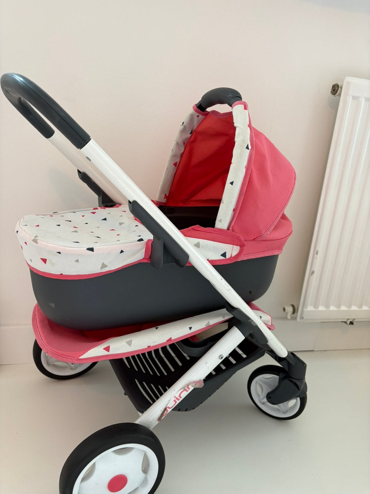 Smoby Quinny poppenwagen, Ophalen, Gebruikt, Babypop