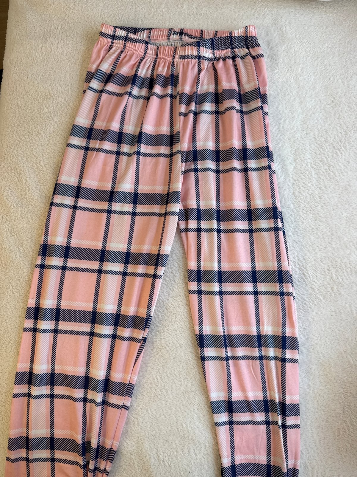 Roze geruite pyjamabroek, Ophalen of Verzenden, Zo goed als nieuw, Roze