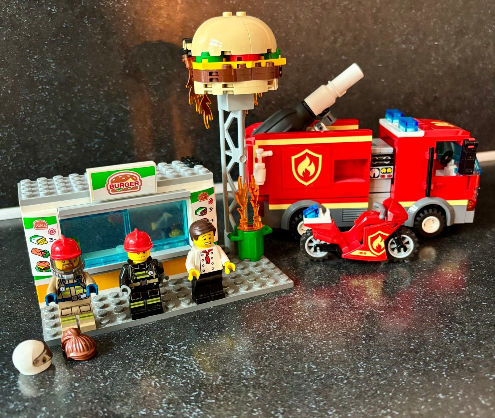 Lego city brandweer 60214, Ophalen of Verzenden, Zo goed als nieuw