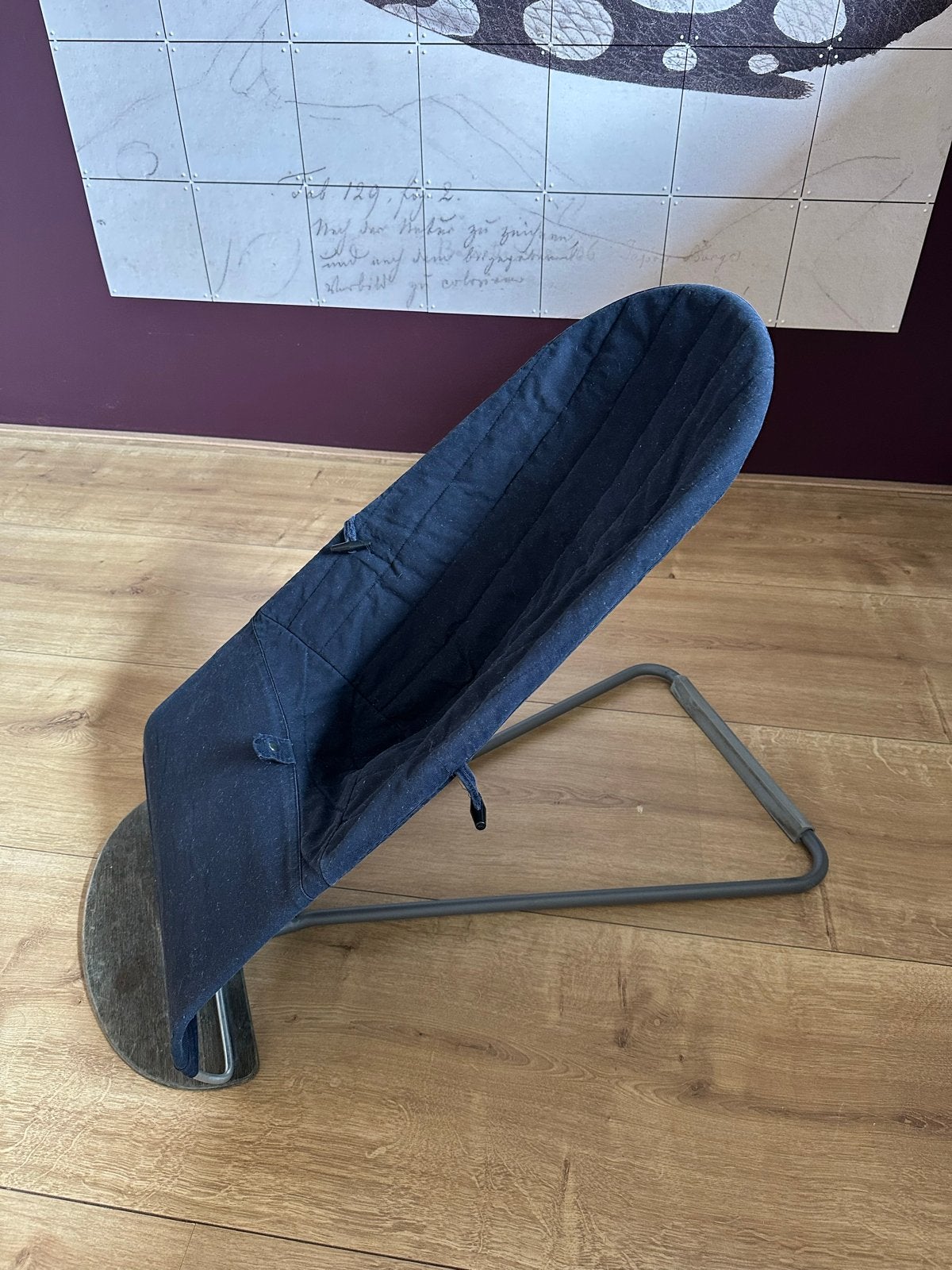 BabyBjörn wipstoel met twee hoezen van Ukje, Gebruikt, Wipstoel, Met gordel(s) of riempje(s), Ophalen