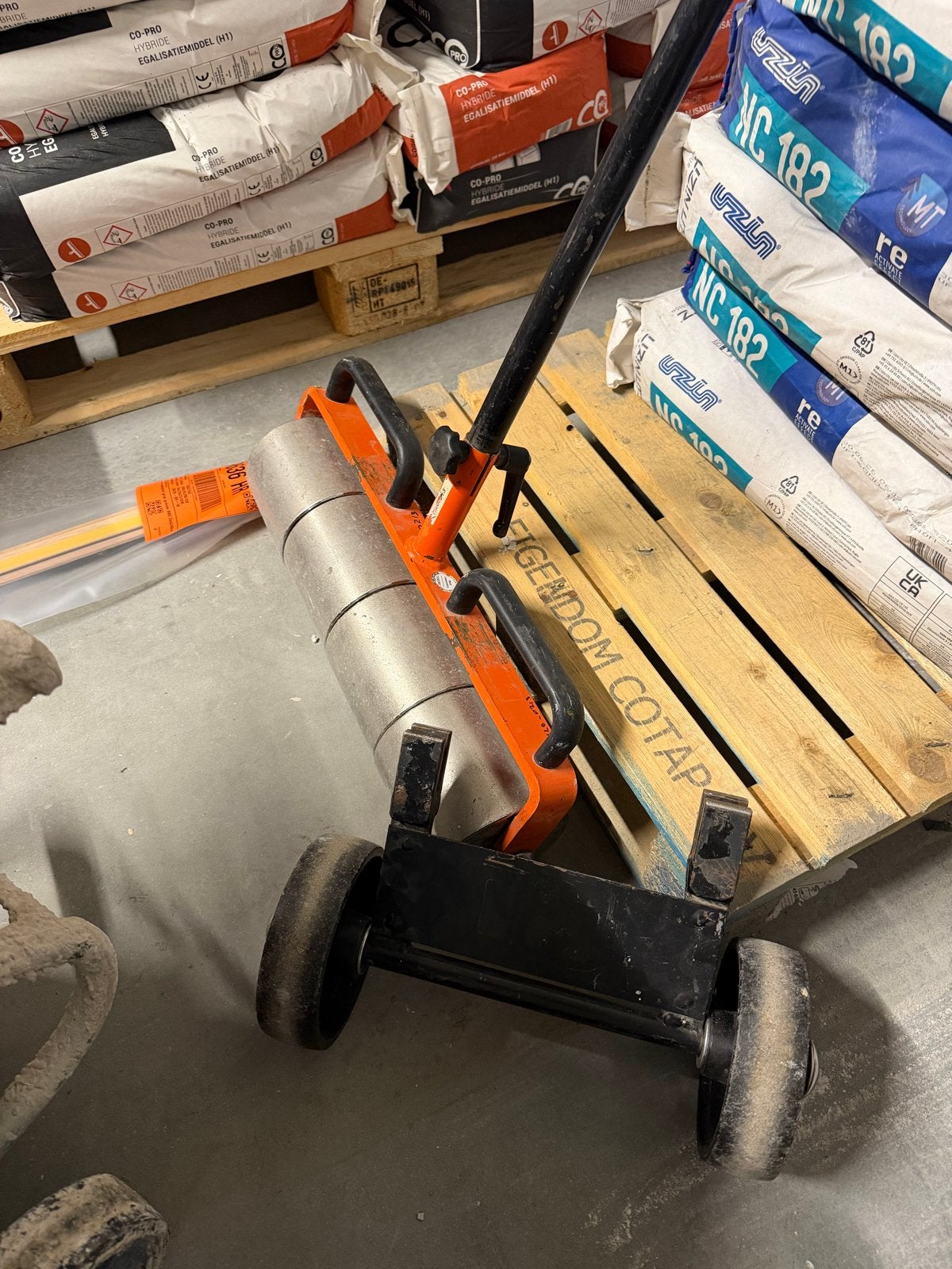 Aandrukwals voor linoleum/pvc vloeren, Doe-het-zelf en Verbouw, Ophalen, Gebruikt, Overige typen