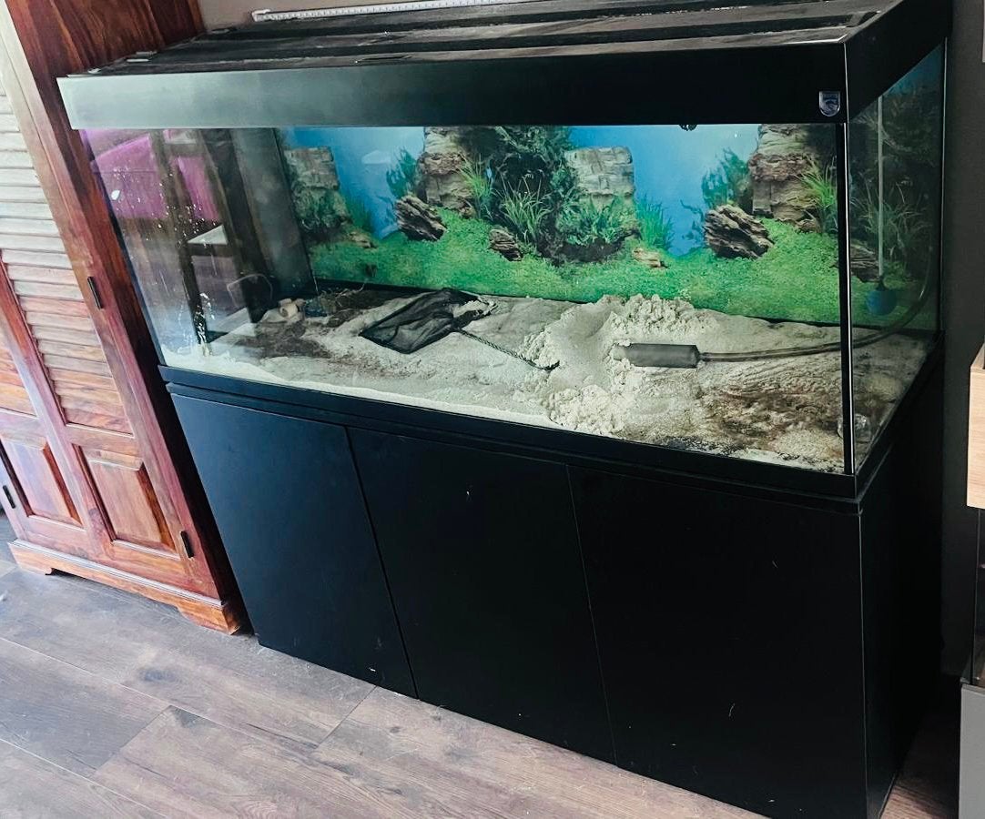 Trofis Colisa A-1500 LED Aquarium met meubel, Ophalen, Overige merken, Zo goed als nieuw, Inclusief deksel