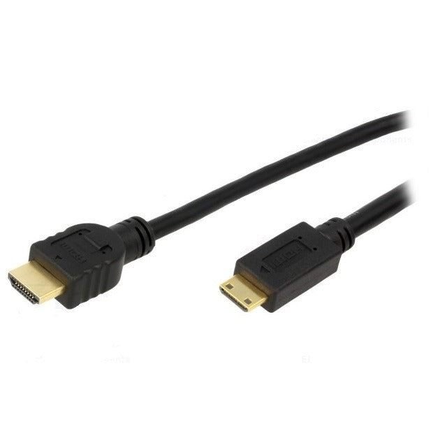 HDMI naar HDMI-mini Kabel 1,5M Zwart, Audio, Tv en Foto, Audiokabels en Televisiekabels, Ophalen of Verzenden, Gebruikt, Minder dan 2 meter