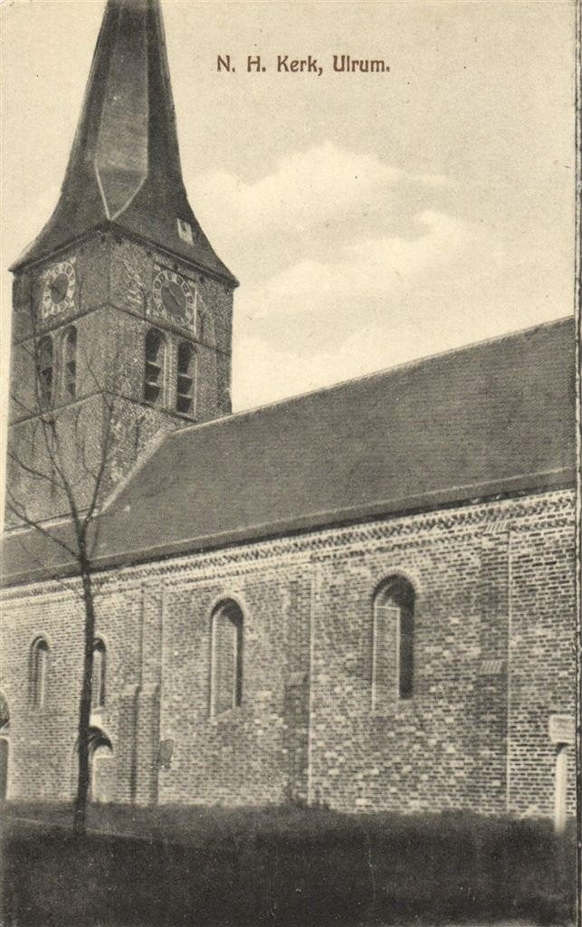 N.H. Kerk, Ulrum. - ongelopen, Verzamelen, Ophalen of Verzenden, 1920 tot 1940, Ongelopen, Noord-Brabant