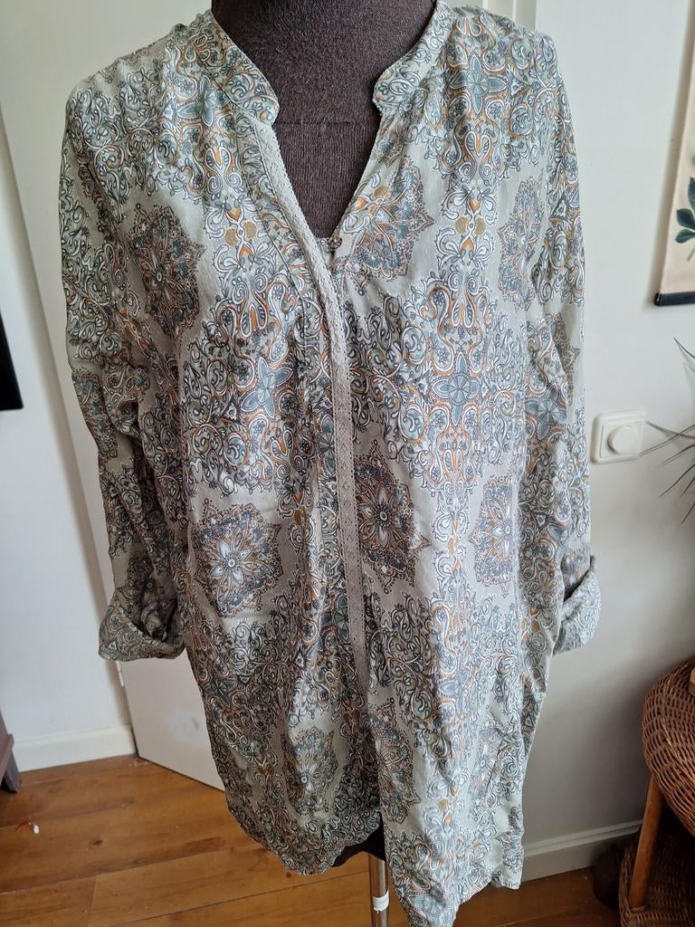 Didi tuniek xl xxl grijs groen, Kleding | Dames, Ophalen of Verzenden, Zo goed als nieuw, Maat 46/48 (XL) of groter, Groen
