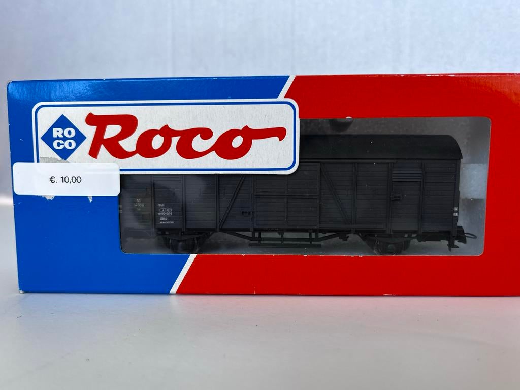 Roco gesloten goederen wagen, Gebruikt, Gelijkstroom of Wisselstroom, Wagon, Ophalen of Verzenden