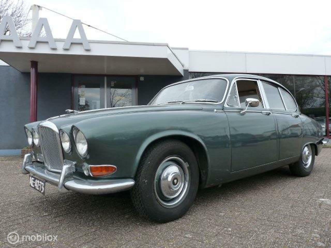 Jaguar 420, Lederen bekleding, Achterwielaandrijving, Gebruikt, Leder