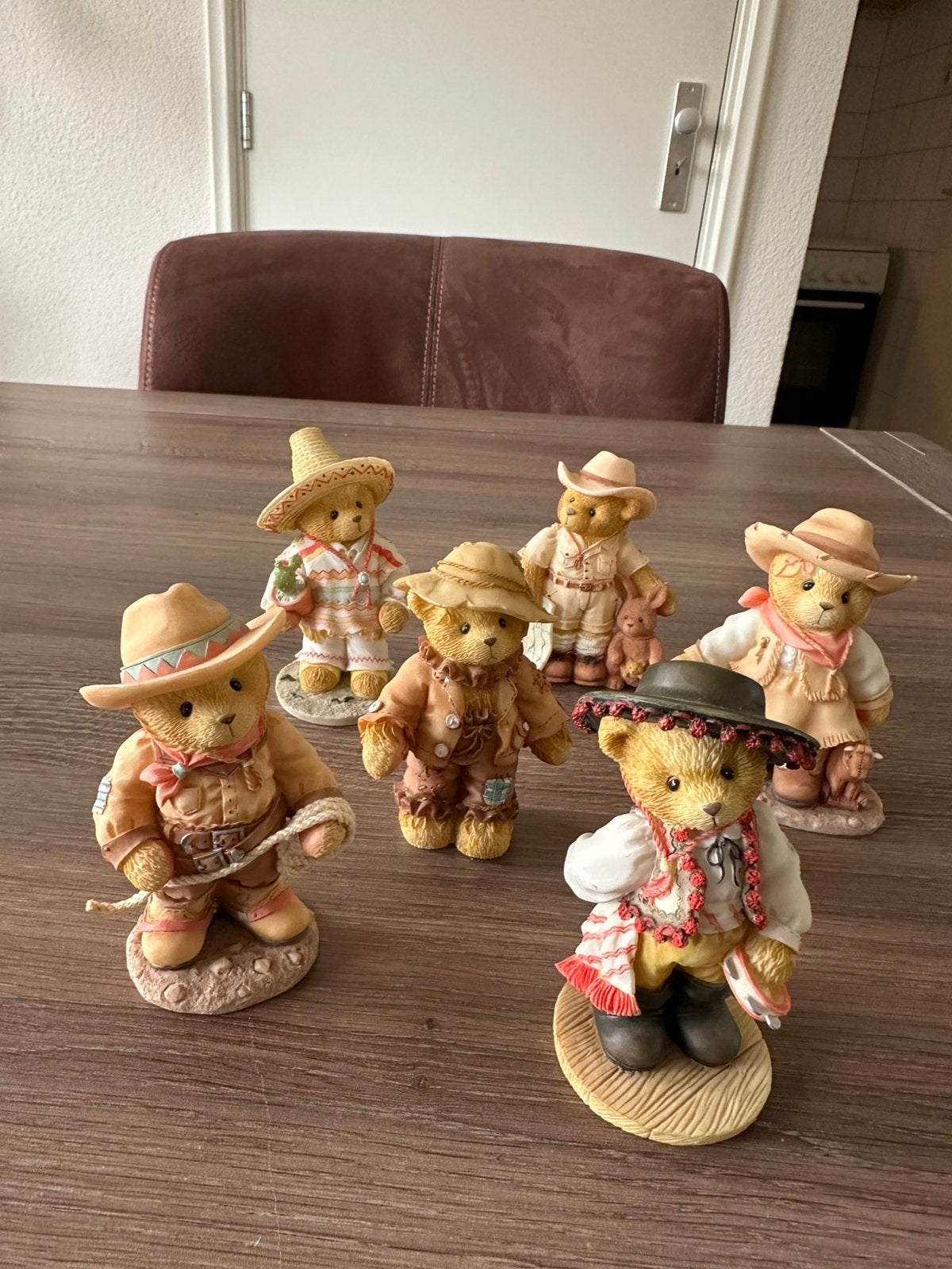 Cherished teddies 6 stuks, Verzamelen, Ophalen of Verzenden, Zo goed als nieuw, Beeldje, Cherished Teddies