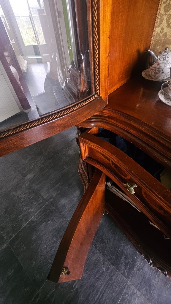 Uniek * Schitterende  Koloniale Kast * massief Kersenhout, Ophalen