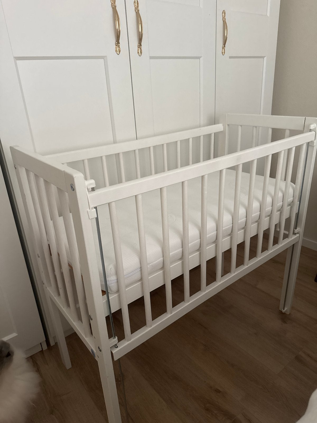 Co sleeper Petite Amelie met matras, Ophalen, Zo goed als nieuw, Wieg