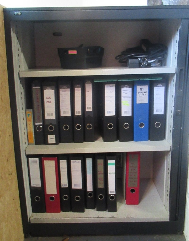 Aspa archiefkast met roldeur, Huis en Inrichting, Ophalen, Gebruikt, 100 tot 150 cm, 100 tot 150 cm