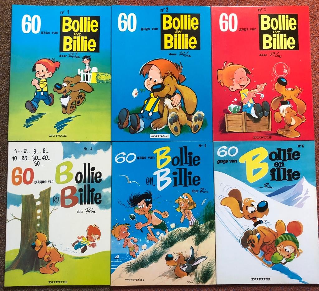 Bollie en Billie, Boeken, Jean Roba, Ophalen of Verzenden, Zo goed als nieuw, Meerdere stripboeken