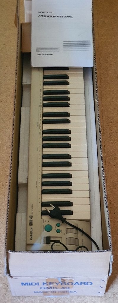 Goldstar GMK-49 midi keyboard, Muziek en Instrumenten, Gebruikt, Aanslaggevoelig, Ophalen, 49 toetsen