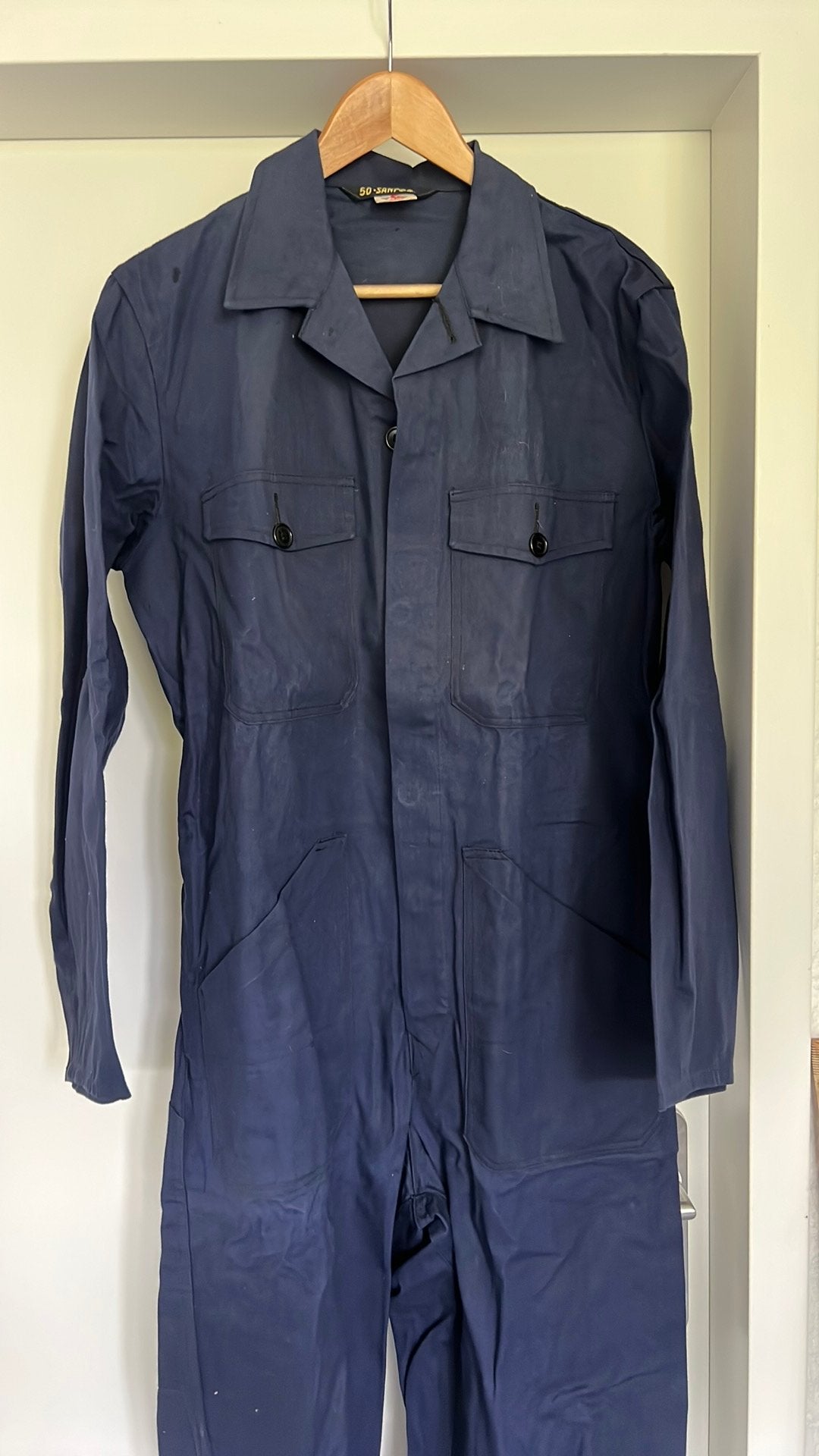 Gratis nieuwe overall maat 50, Ophalen, Zo goed als nieuw, Overall