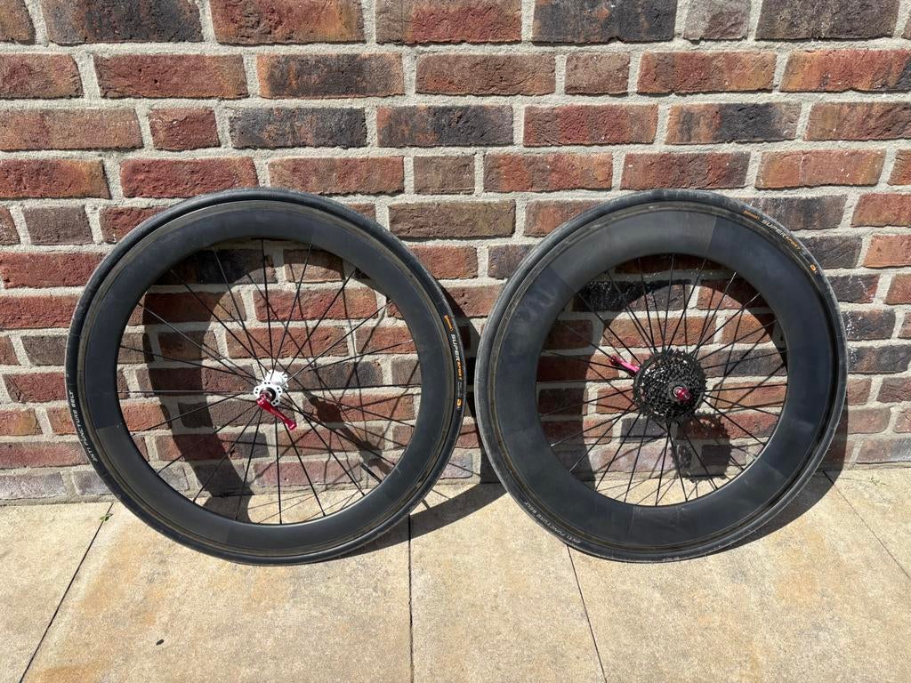 Novatec carbon racefiets velgen., Ophalen of Verzenden, Racefiets, Carbon