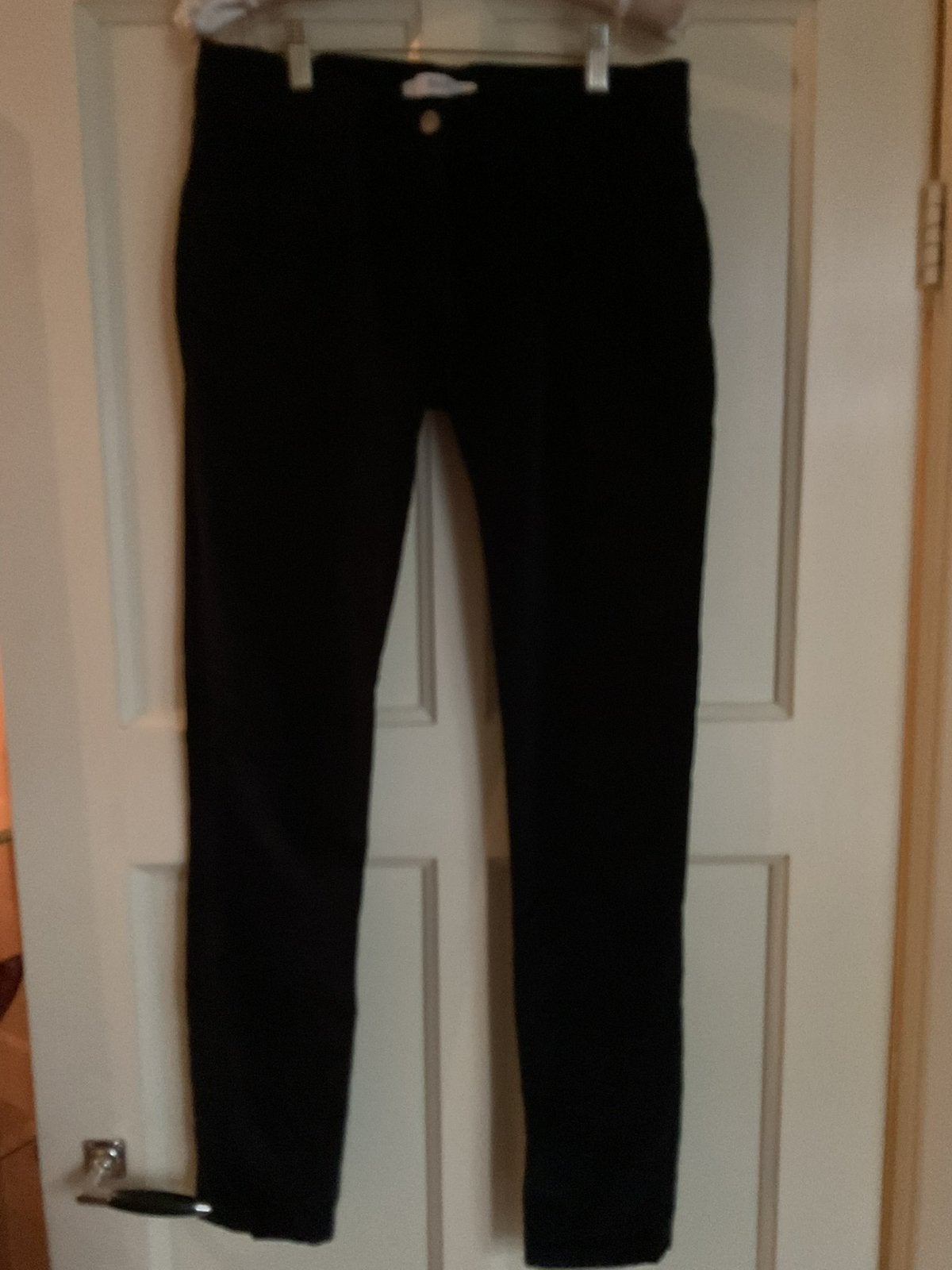 MOOIE EENMALIG GEDRAGEN BRAX ZWART FLUWELEN PANTALON MT 36, Zwart, Maat 36 (S), Lang, Gedragen