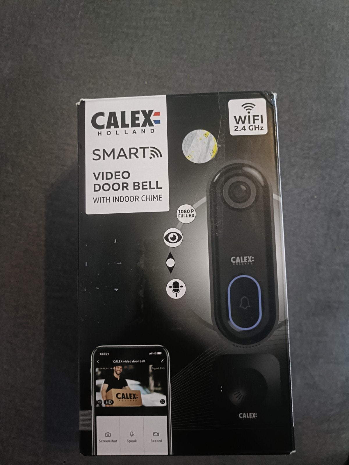 Ongebruikte Calex smart deurbel, Ophalen, Ingebouwde camera, Nieuw, Bedraad