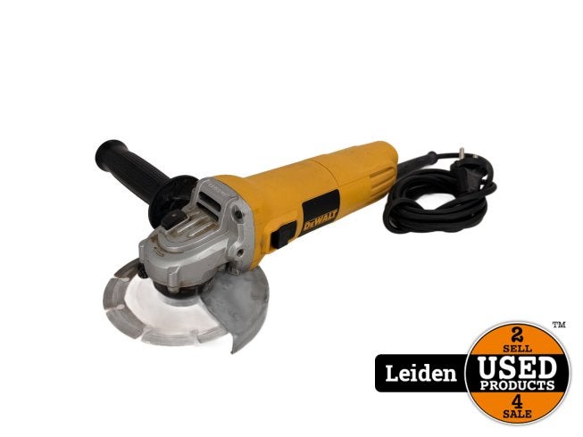 DeWalt DWE4117-QS Haakse slijper, Dewalt, Zo goed als nieuw, Support@dewalt.com, 701 E. Joppa Road
Towson, MD 21286
USA