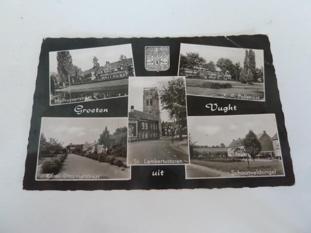 Vught 1962 Groeten Uit, Ophalen of Verzenden, 1960 tot 1980, Gelopen, Noord-Brabant
