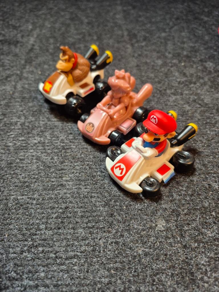3 super mario bros figuren mc donalds happy meal, Ophalen of Verzenden