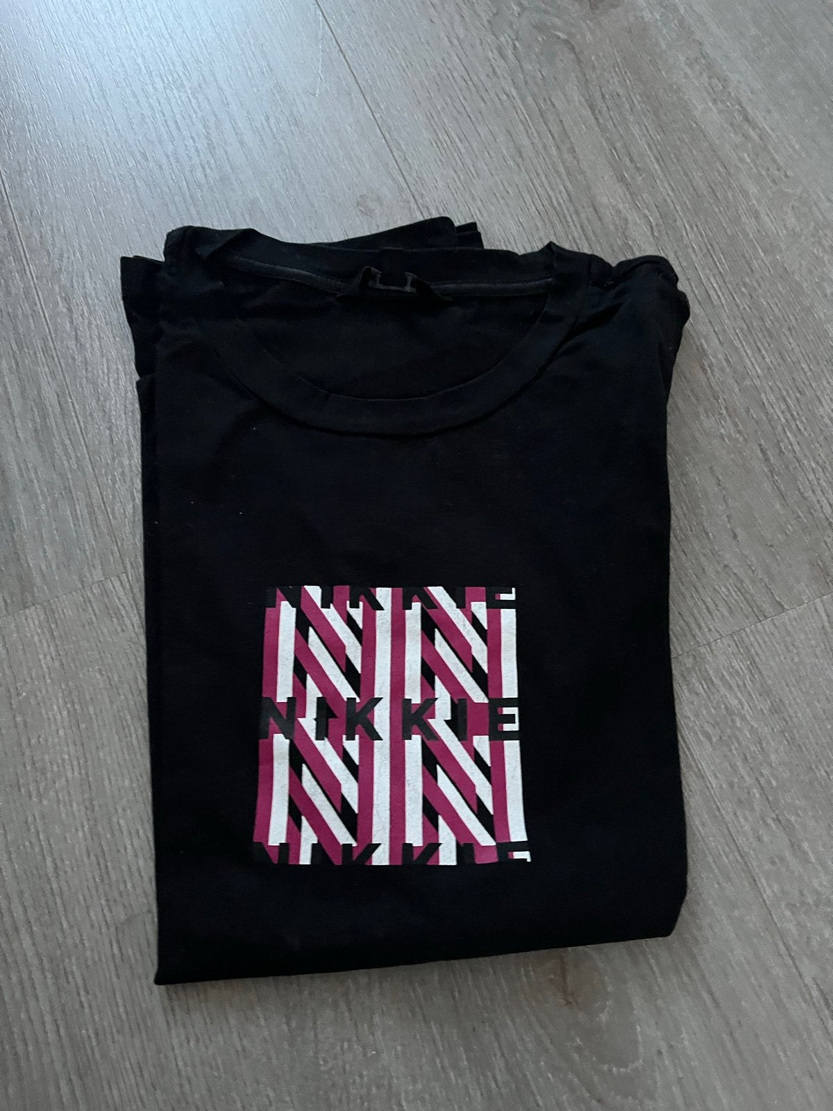 Nikkie t-shirts maat 34/36, ophalen in Nijmegen, Ophalen, Zwart, Korte mouw, Maat 34 (XS) of kleiner