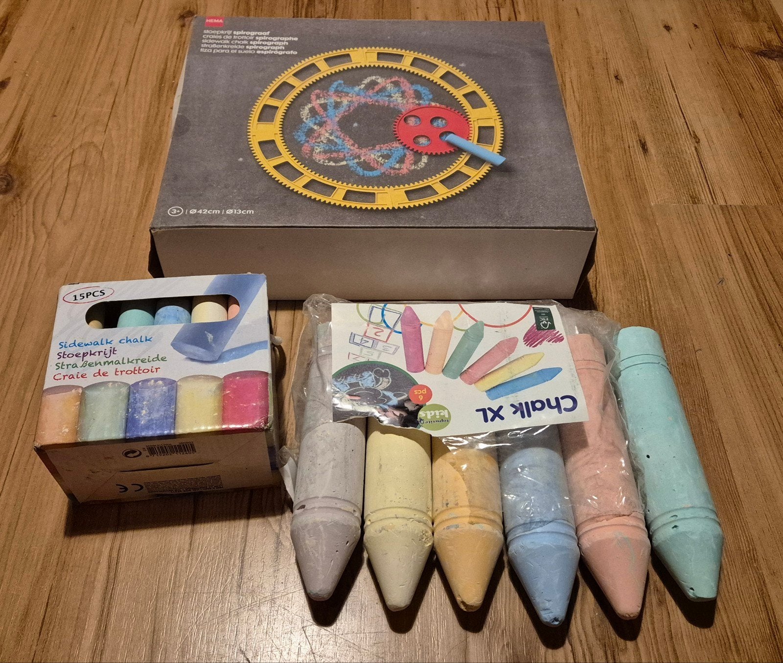 Stoepkrijt XL met spirograaf, Kinderen en Baby's, Speelgoed | Educatief en Creatief, Ophalen