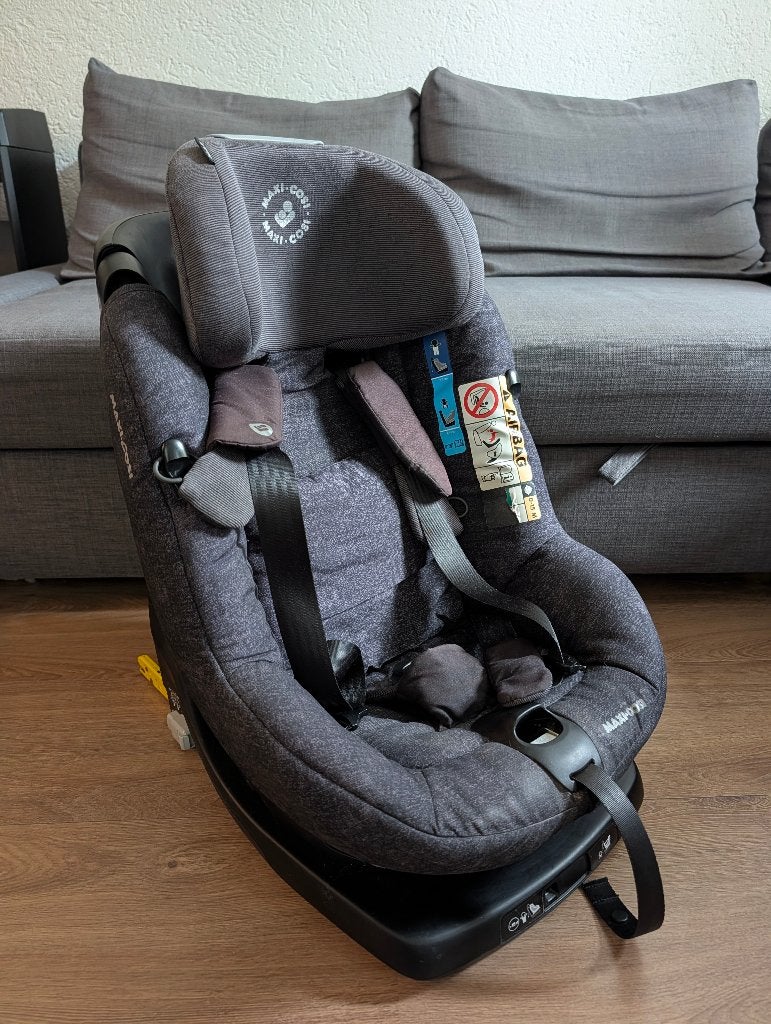 Maxi Cosi Axissfix 360 autostoeltje + baby inzet, Ophalen, Gebruikt, 0 t/m 18 kg, Isofix