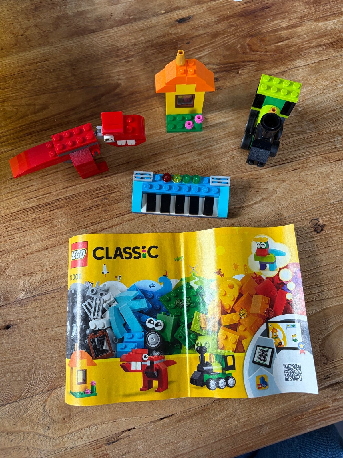 Lego Classic 11001: Leuke Creaties Set met Instructies, Gebruikt, Lego, Ophalen of Verzenden, Complete set