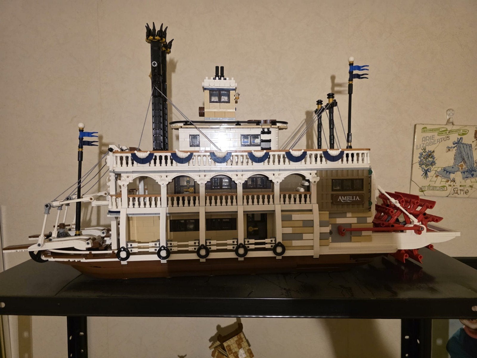 Lego Raderboot 'Amelia' - 21356, Lego, Inclusief instructies, Ophalen of Verzenden, Zo goed als nieuw