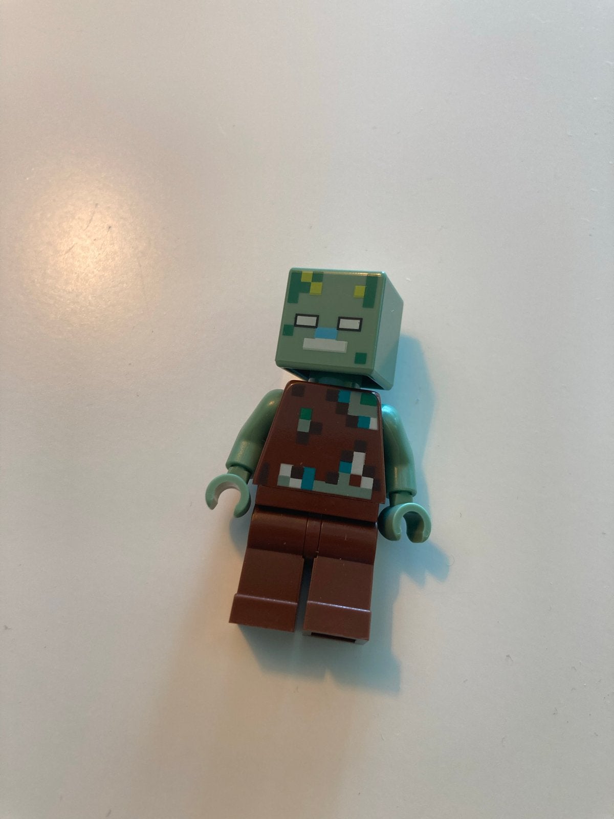 LEGO Minecraft Zombie minifiguur, Ophalen of Verzenden, Zo goed als nieuw, Overige merken