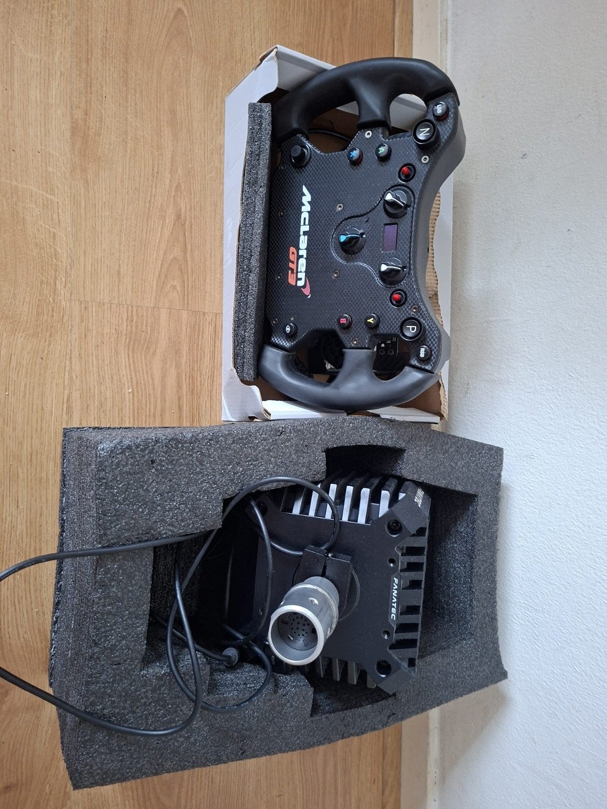 Fanatec CSL DD met McLaren GT3 V2 stuur, Spelcomputers en Games, Ophalen, Racestuur, Gebruikt, Direct drive