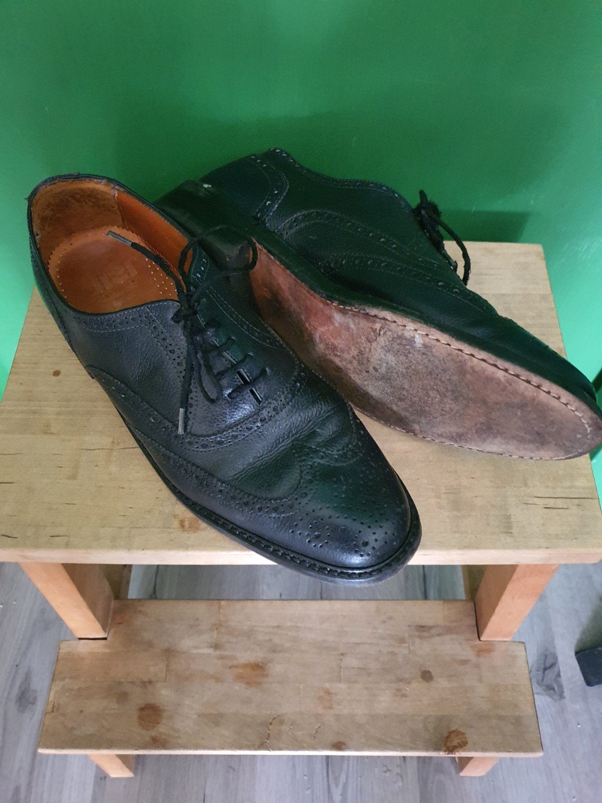 Leren schoenen broques Van Lier maat 44, Ophalen of Verzenden, Bruin