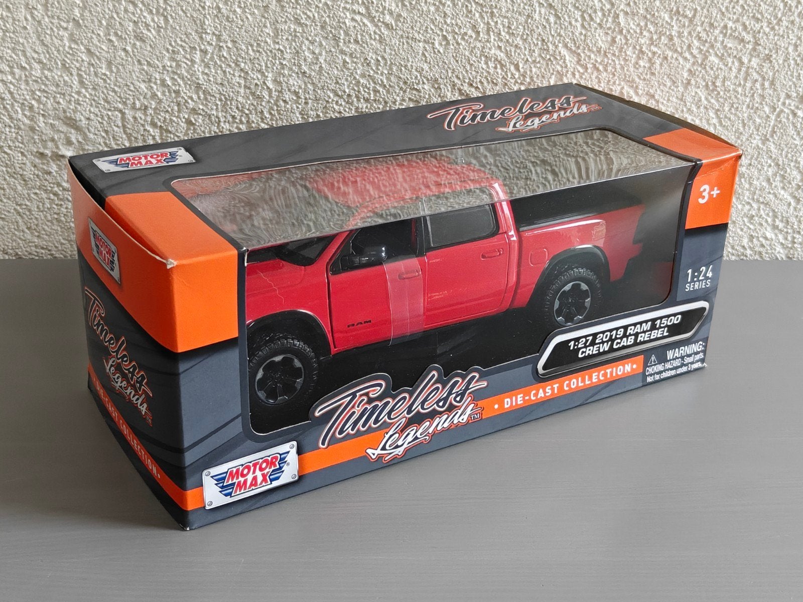 Motormax Dodge Ram 1500 Crew Cab Rebel 1:24, Ophalen of Verzenden, Nieuw, Auto