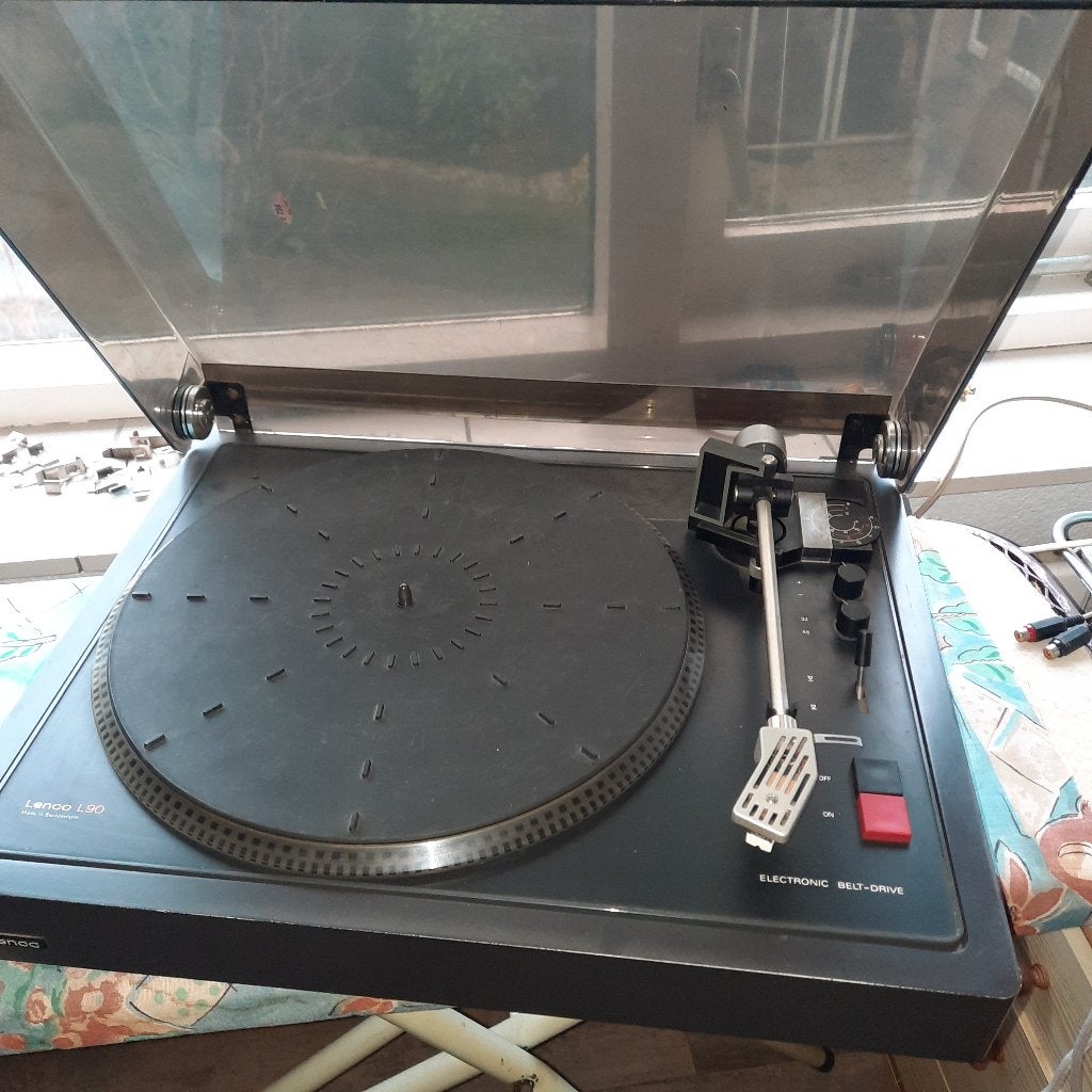 platenspeler Lenco L90, Audio, Tv en Foto, Overige merken, Gebruikt, Pitch-regelaar, Ophalen of Verzenden
