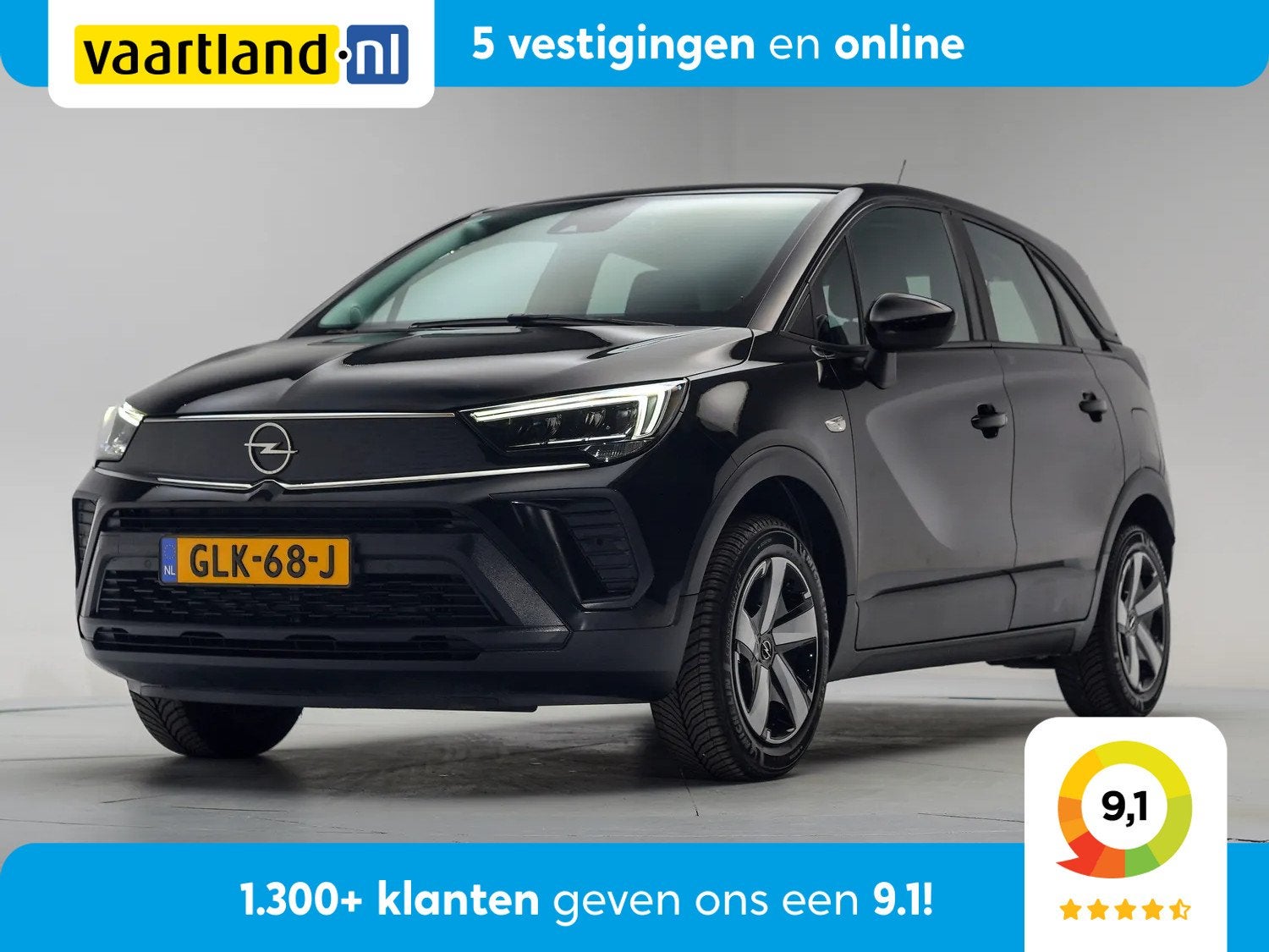 Opel Crossland 1.2 Turbo Elegance Aut. [ Camera Stoelverwarm, Auto's, Opel, Automaat, 840 kg, Gebruikt, 1199 cc