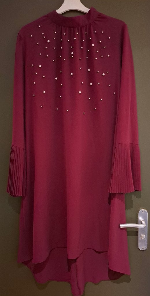 Jurk, Kleding | Dames, Ophalen, Gedragen, Maat 42/44 (L), Rood