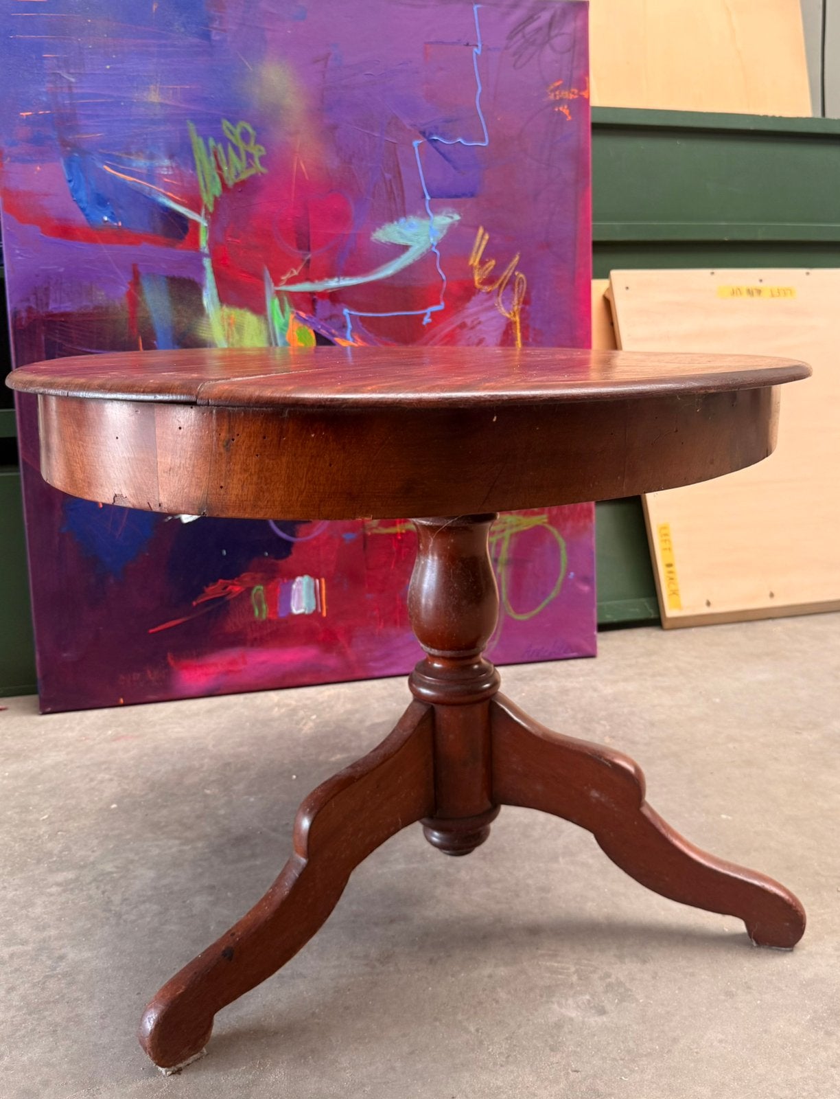 Vintage salon tafel, Ophalen