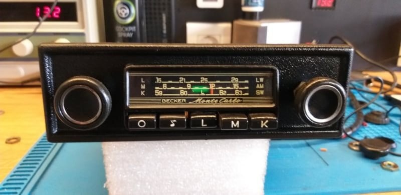 Becker oldtimer autoradio Monte Carlo Bluetooth, Auto diversen, Verzenden, Gebruikt