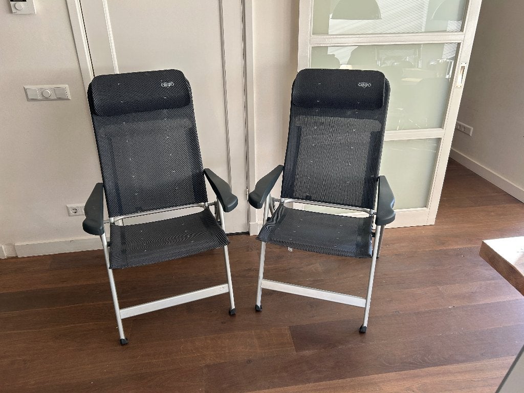 4x Crespo campingstoelen zo goed als nieuw, Ophalen, Zo goed als nieuw, Campingstoel