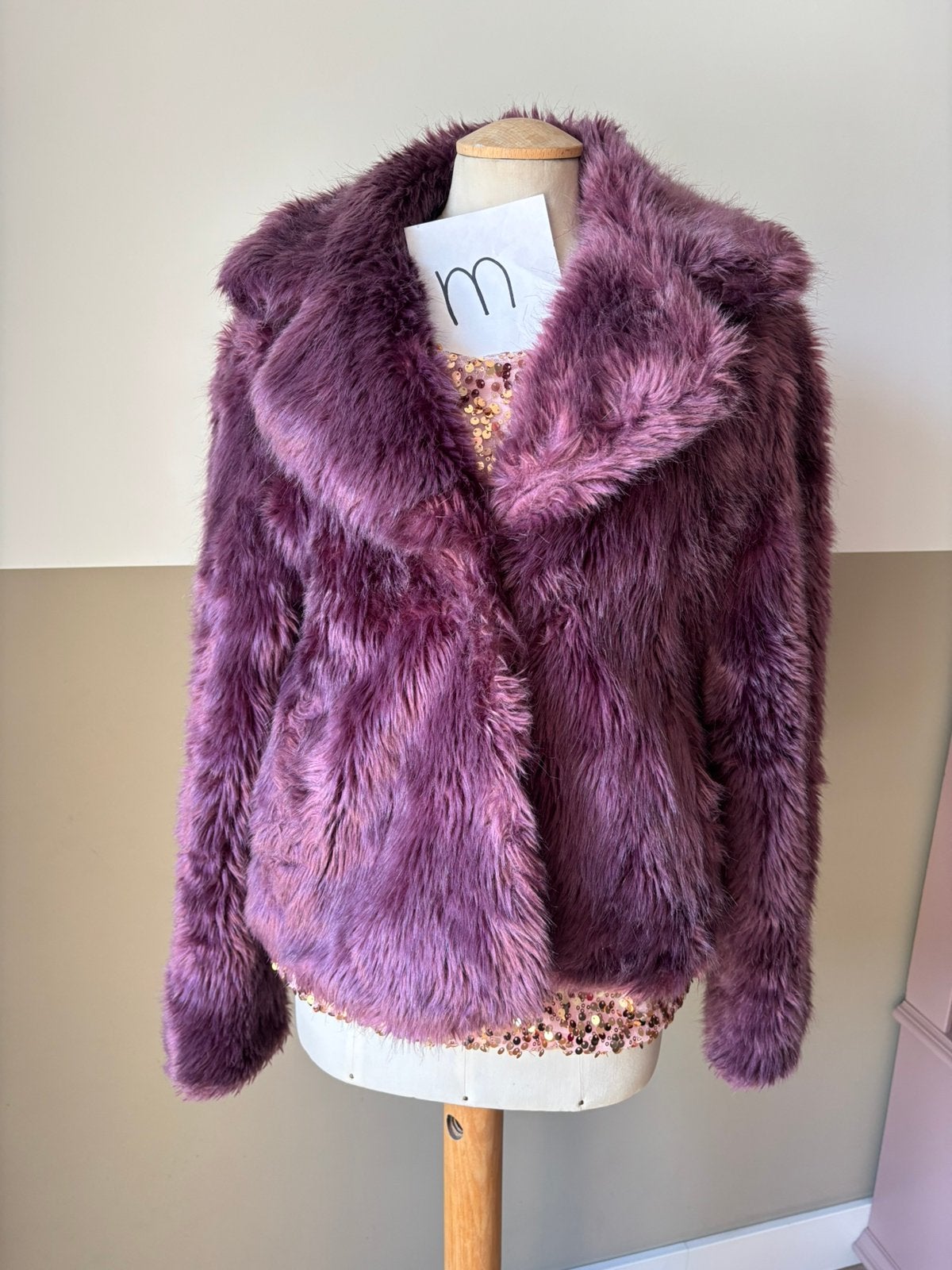 Faux fur jassen maat M, Ophalen of Verzenden, Zo goed als nieuw, Carnaval