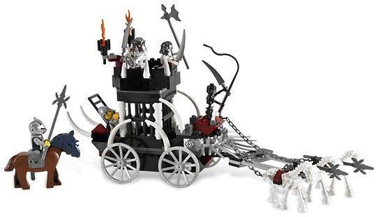 Lego Castle Fantasy Era 7092 Skeletons' Prison Carriage, Lego, Ophalen of Verzenden, Castle, Complete set