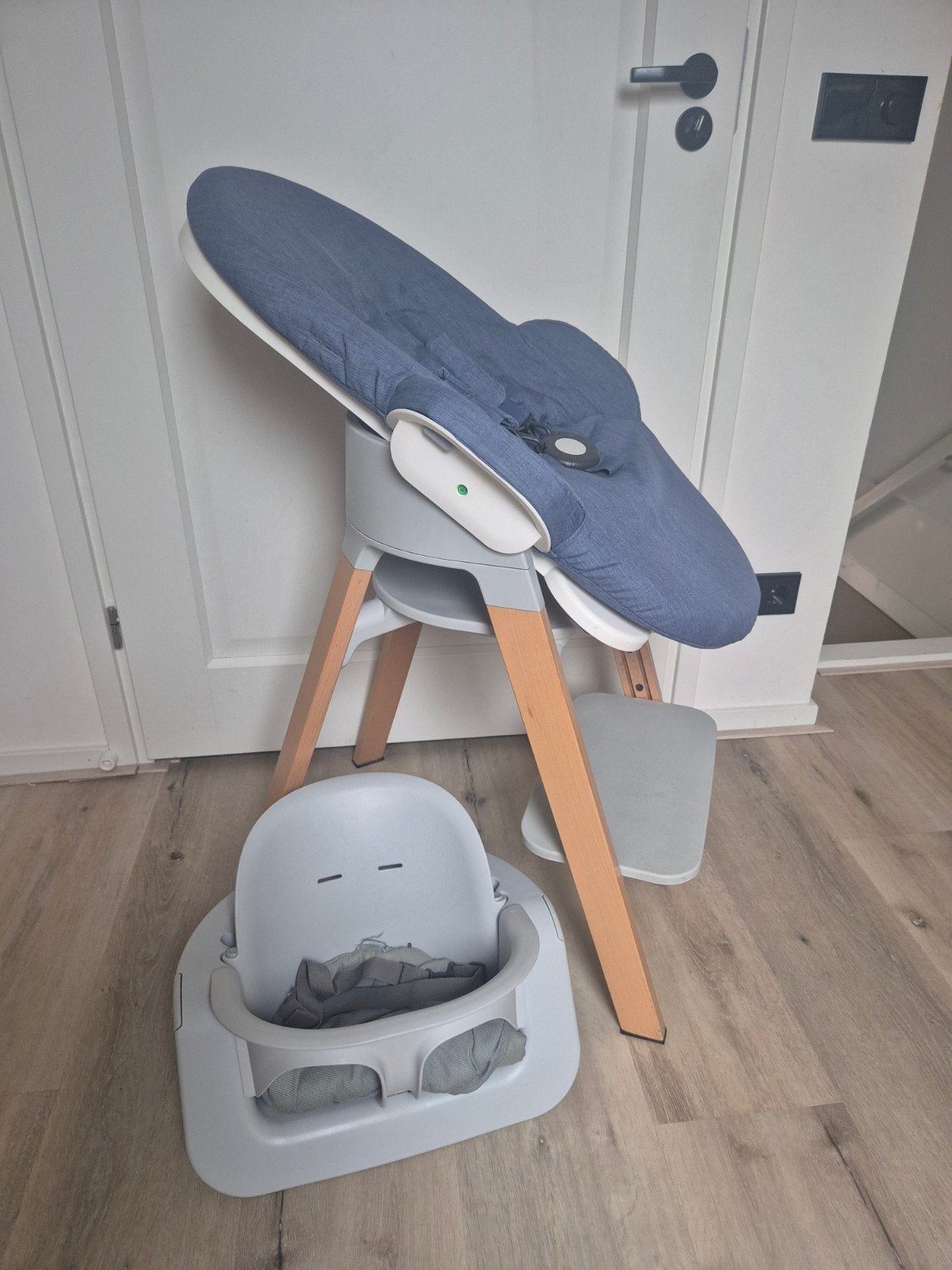 Complete Stokke Steps Kinderstoel Set, Kinderen en Baby's, Ophalen, Zo goed als nieuw, Meegroeistoel, Aanschuifbaar