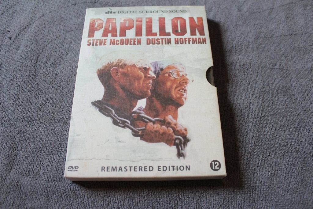 DVD Papillon, 1960 tot 1980, Nederlands, Ophalen of Verzenden, Actie en Avontuur